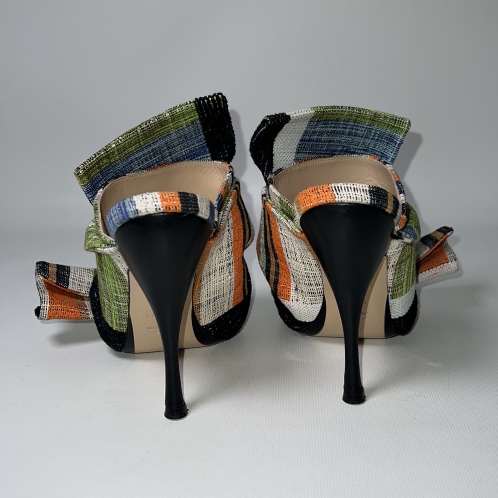 N.21 Numero Ventuno Heeled Mules with Beaded Applique - sz 37.5 - Picture 4 of 8